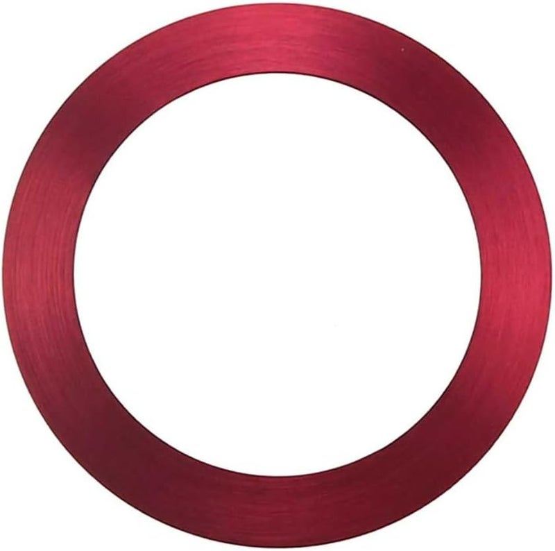 VANJUNN Store Replacement Colorful Steel Ring for PSP 2000 1000 for PSP1000 PSP2000 UMD Back Door Cover Ring (Red) - Image 1